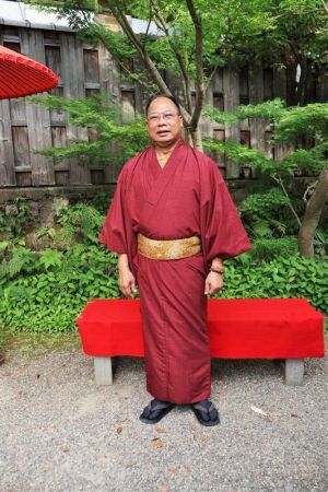 男性着物