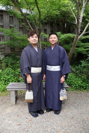 男性着物
