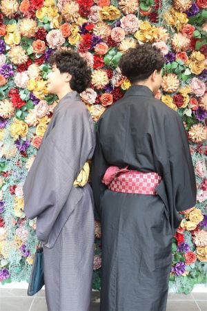 男性着物