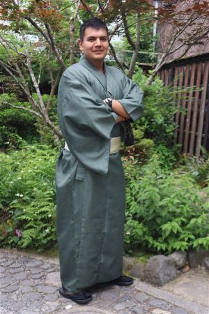 男性着物