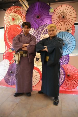 男性着物