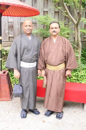 男性着物