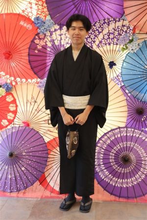 男性着物