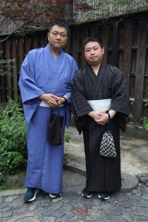 男性着物