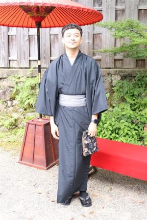 男性着物
