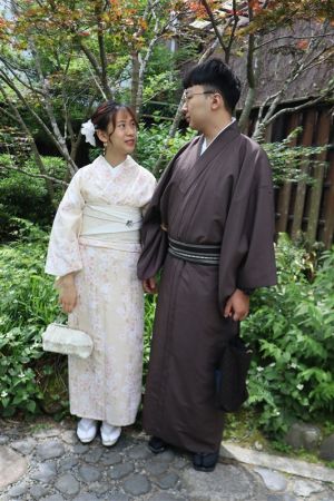 男性着物