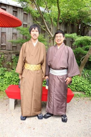 男性着物