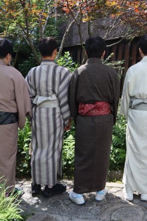男性着物