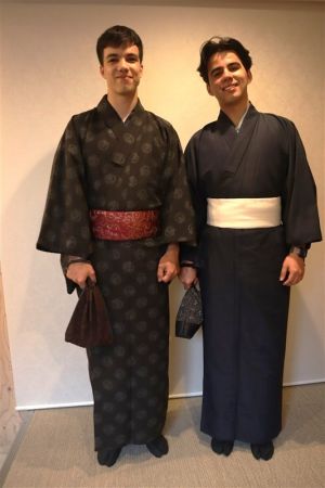 男性着物