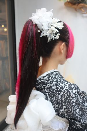 フリーチョイスヘアセット