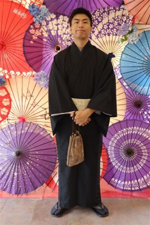 男性着物