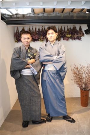 男性着物