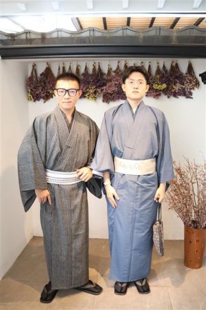 男性着物