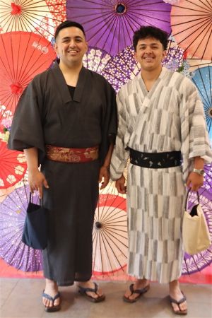 男性着物