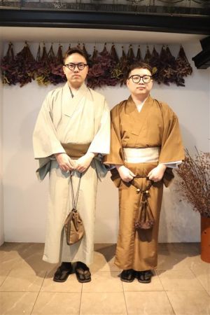 男性着物
