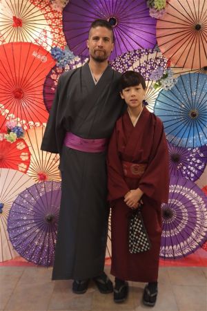 男性着物