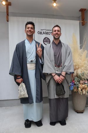 男性着物