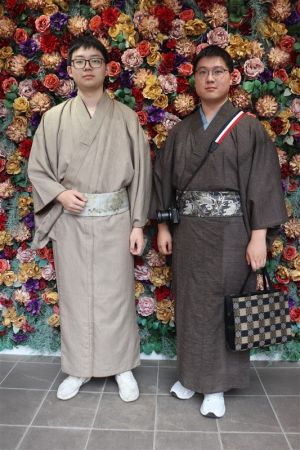 男性着物