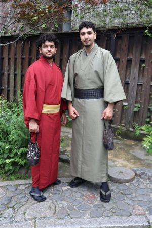 男性着物