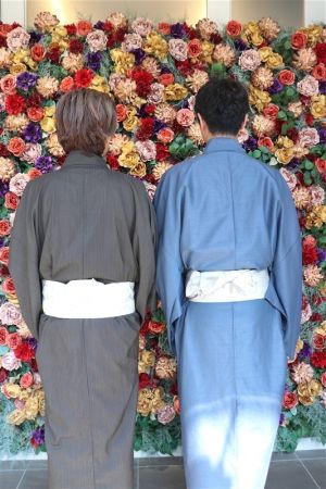 男性着物