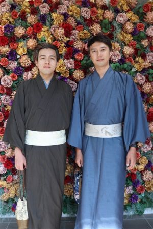 男性着物