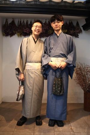 男性着物