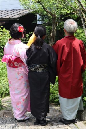 男性着物