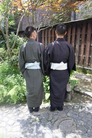 男性着物