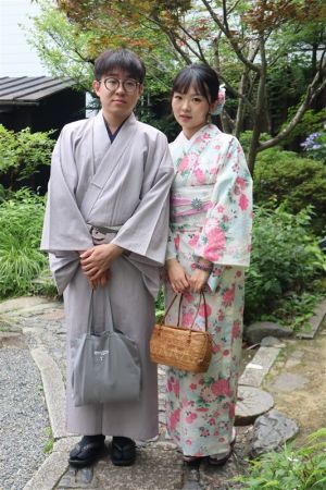 男性着物