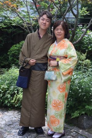 男性着物
