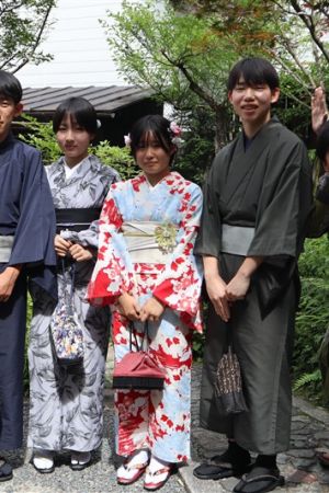 男性着物
