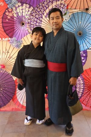 男性着物