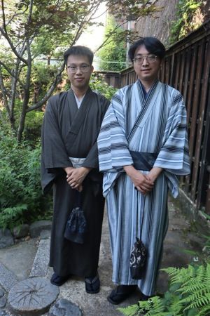 男性着物