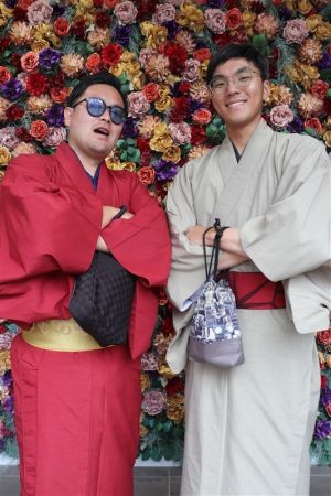 男性着物