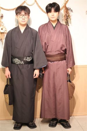 男性着物