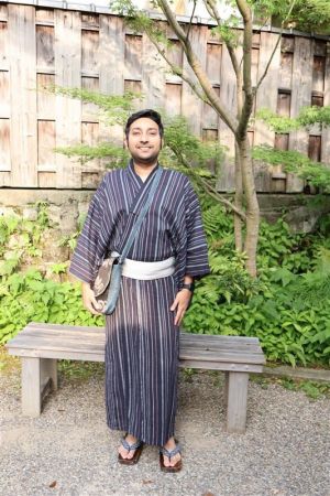 男性着物