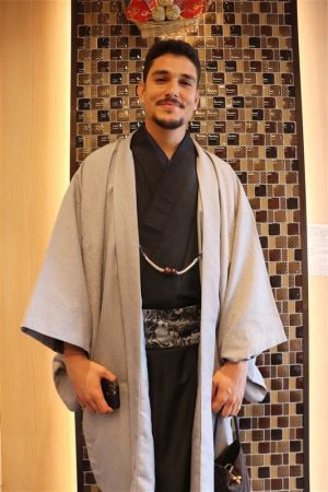 男性着物