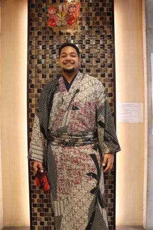 男性着物