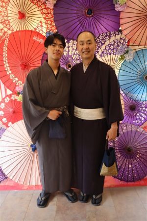 男性着物
