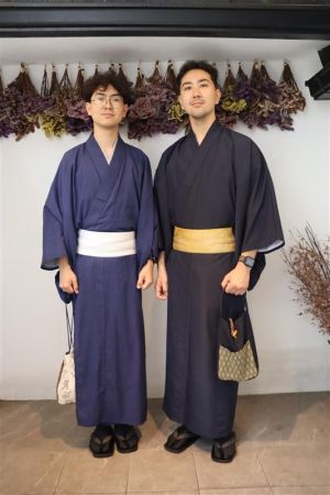 男性着物