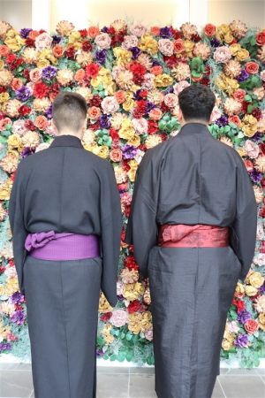 男性着物