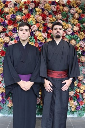 男性着物
