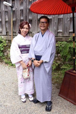 男性着物