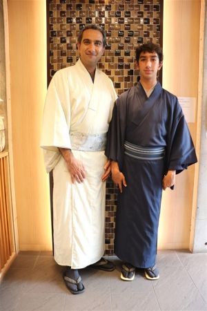 男性着物