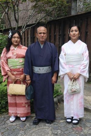 男性着物