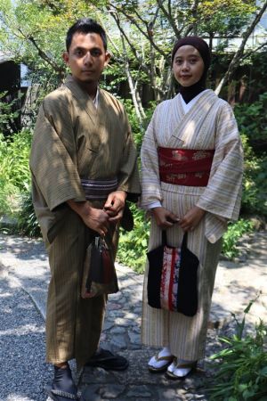 男性着物