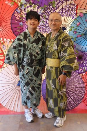 男性着物
