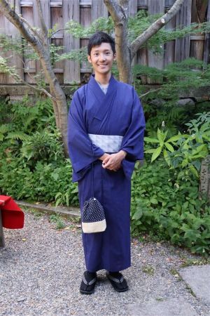 男性着物