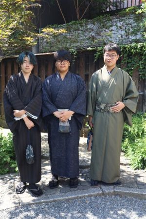 男性着物