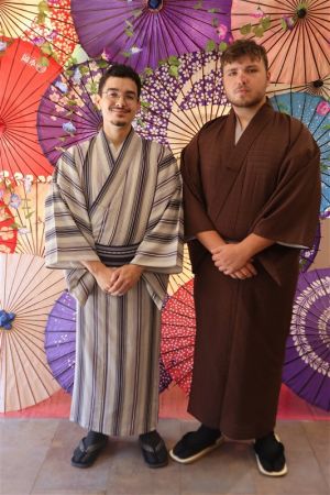 男性着物